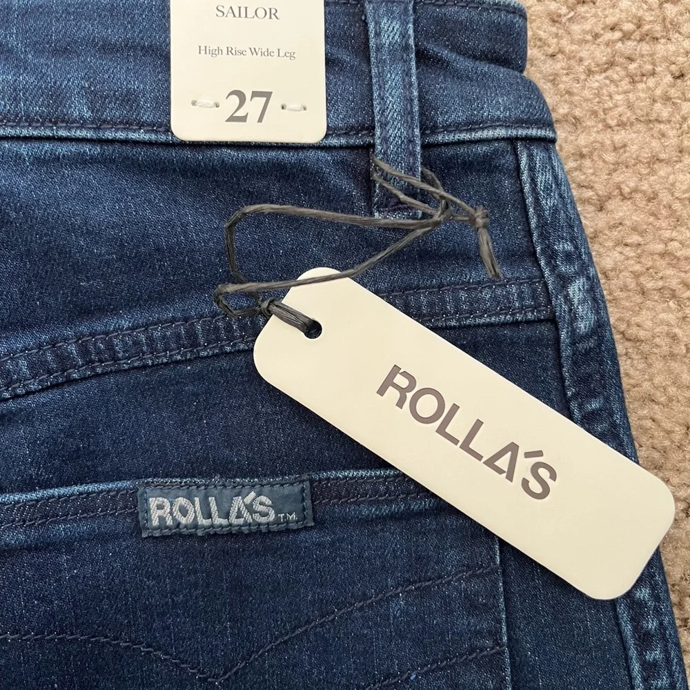 ROLLA'S Sailor Dark Stone Flare Jeans - Picture 6 of 6